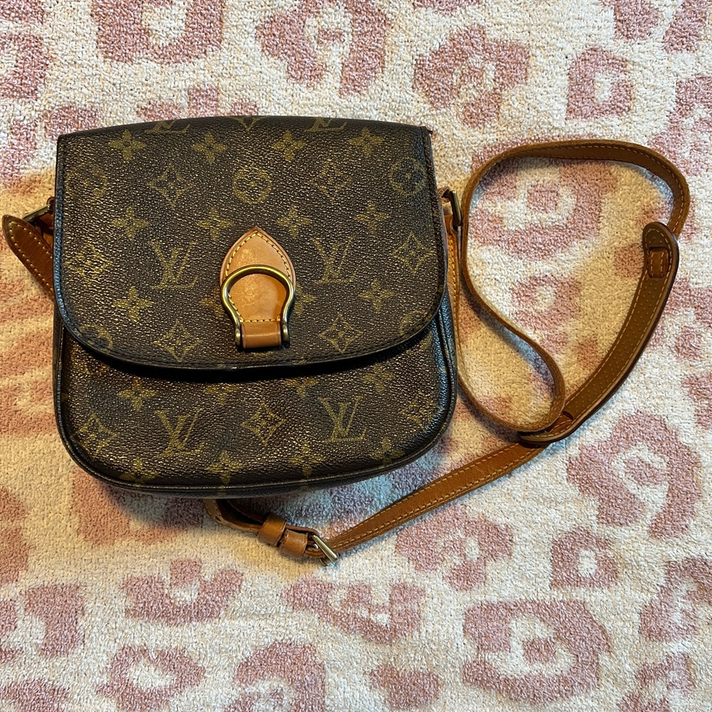 Pre owned Auth Louis Vuitton Monogram Saint Cloud PM Crossbody Bag TH0924